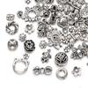 Plata Antigua Plata Tibetana Cuentas Mezcladas Espaciador Aleación Toray Accesorios DIY Hecho a Mano Collar Pulsera Horquilla Accesorios de Joyería