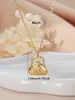 Luo Chen Estilo Chica Dulce y Fresca Bolso de Mano de Cereza Colgante Collar Diseño de Nicho Exquisito Versátil Cadena Tridimensional para Clavícula