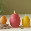 Amapola Transfronterizo Más Vendido Huevo de Pascua Molde de Silicona Hilo de Tejer DIY Huevo Adorno Molde para Velas