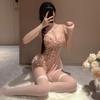 Roupa íntima sexy elegante tipo sling bordado corpos justos desejo puro slim-fit reunindo floral malha cinta terno