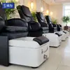 Cadeira de Manicure Beauty Salão de Beleza Cadeira de Pedicure com Banheira para Pés Massagem Elétrica Spa Spa Cadeira de Beleza para Pés e Cílios