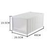 Caja de Almacenamiento de Plástico Transparente para Ropa Interior Caja de Almacenamiento de Ropa Artefacto para Dormitorio Clasificación de Ropa de Niños Armario Huanyu Mate