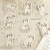 Venta Directa de Fábrica Bordado de Toalla Autoadhesivo Gatito de Dibujos Animados Parche Bordado DIY para Taza de Agua, Funda de Teléfono, Zapato, Sombrero, Bolsa