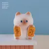 Nuevo Gato Siamés de la Suerte de Gama Alta Nicho Lindo Cuentas Artesanía de Resina Decoración Hogar Coche DIY Juguete de Moda Adorno