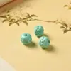 Accesorios para Tallado de Magnesita Flor Pequeña Rica en Osmanthus Cuentas de Estilo Antiguo Hechas a Mano Accesorios para Joyería DIY Disco Decoloración