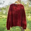 Cárdigan de punto para mujer 100% cachemir puro, de un solo pecho, tejido de ochos, cuello redondo, cepillado, corte holgado, adelgazante, abrigo grueso