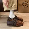 Zapatos Birkenstock Retro para Mujer 2026 Otoño Nuevos Zapatos Mary Jane Slip-on Mocasines Perezosos Zapatos de Suela Simple para Aumentar la Altura Interior para Mujer