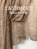 Cachecol Tricotado de Cashmere Estampado Feminino Nova Coleção Primavera/Verão Paisley Paisley Fino Xale Solúvel em Água