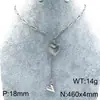 Moderna y Sencilla Cadena para Clavícula con Colgante de Corazón Apilado de Doble Capa de Acero Inoxidable Estrella de Seis Puntas Collar de Alta Gama para Mujeres