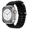 Adecuado para Apple Iwatchs10Se Sports Marine Silicona S11 Bloques de Color Hebilla de Pin de Doble Hebilla Correa de Reloj 9Ultra