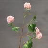 Popular TikTok online Simulação ao vivo de flor bola de neve de 4 cabeças bola de neve sala de estar mesa de jantar decoração floral flor decorativa hidrângea de madeira