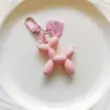 Colgante Llavero Perro Bola Acrílica Hebilla Puerta Amor Perro Burbuja Cabeza Maleta Auriculares Funda Teléfono Decoración Colgante