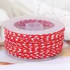 Hilo de algodón de colores, hilo de algodón tejido de poliéster multicolor, hilo especial para joyería hecha a mano y trabajos con cuentas, carretes pequeños de poliéster, suministro en lote mixto