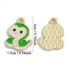 Nuevo Colgante Lindo de Dibujos Animados del Zodiaco con Gota de Aceite Accesorios de Joyería de Aleación para Bricolaje Colgante Decorativo para Tocados y Pendientes