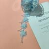 Chica Dulce Borla de Cristal Flor Pequeña Laminaciones de Organza Flor Decorativa Accesorios para el Cabello DIY Sombrero Hanfu Zapatos Accesorios de Flor