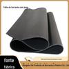 Braçadeira de amortecedor preta com base de borracha e tecido, especificações completas, corte preciso, placa de borracha antiderrapante e resistente ao desgaste