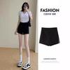Shorts de Verano para Mujer Talla Grande Anti-correr Ligeros de Base Pantalones de Seguridad Cintura Alta Estilo Coreano Casual Combinan con Todo Pantalones Cortos Calientes para Mujer