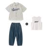 Ropa de Moda Hip-hop Niños Top de Manga Corta Cool Guapo Niñas Hip-hop Ropa Hiphop Infantil Junio 1 Ropa para Actuación Verano