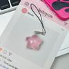 Corda Fina de Celular Estrela Flash Gorda Gelatina Fofa Rosa Coração de Menina Estrela de Cinco Pontas Pingente de Bolsa Doce Presente de Casal