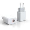 Cargador PD estándar europeo 20W Doble Puerto QC3.0 carga rápida para Apple Huawei Samsung cabezal de carga traje certificación CE