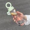 Vaso Termo de Acero Inoxidable para Niñas de Aspecto Elegante y Simple con Asa de Pétalo, Grueso, al Vacío, Portátil para Viaje al Aire Libre