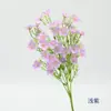 Flores Artificiales, Gypsophila de Milán, Arreglos Florales para Decoración de Sala de Estar, Arte Floral Falso, Adornos Florales Pequeños Cepillados, Centros de Mesa Florales