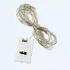 Amazon venda quente transfronteiriça luzes de fio de cobre USB luzes LED decorativas coloridas fio de cobre Luzes de fio de estrela caixa branca pequena