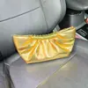 Bolsa Nuvem Bolsa de Armazenamento Leia Cor Metálica Color-Blocking de Alto Padrão Luxuosa Bolsa de Ombro Transversal Fashion Versátil Clutch Bolsa Feminina