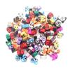 Material de arcilla blanda diy al por mayor accesorios para collares y pulseras animales de dibujos animados mixtos oso cerdo muñeca de arcilla blanda con cuentas