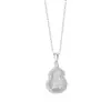 Collar de Plata de Ley 925 con Moneda Calabaza Calcedonia para Mujer, Cadena para Clavícula Estilo Chino Retro Artístico con Colgante de Fortuna
