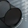Caixa de Armazenamento de Canetas Metal Espessada Grade Dura Redonda Quadrada Simples Grande Capacidade Caixa de Armazenamento para Canetas Marcadoras Mesa de Estudante