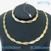 Pulseira de moda multicamadas de aço inoxidável com múltiplos fios hip-hop corrente osso de cobra titânio conjunto feminino masculino corrente osso de cobra colar