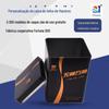 Caixa de lata de metal para cubos de açúcar personalizada, embalagem quadrada de lata de qualidade alimentar, tampa de plugue interno à prova de umidade, caixa de açúcar, embalagem de ferro