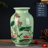 Jarrón de Cerámica de Jingdezhen, Celadón Antiguo Arreglo Floral Chino, Decoración para el Hogar, Sala de Estar, Estante Antiguo, Mueble para TV de Entrada