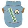 Abrigo de invierno impermeable para mascotas de dos tonos con cuello alto, chaleco cortavientos y cálido, adecuado para uso en exteriores, se puede sujetar a una correa, chaqueta de algodón casual para perros