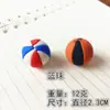 Goma de borrar creativa de dibujos animados, forma de aceituna de fútbol baloncesto, bola goma de borrar, premios para estudiantes, regalo, venta al por mayor