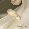 Novo grampo de pérola popular na internet atacado clipe lateral de alta qualidade clipe simples bb grampo de uma letra para o cabelo grampo de cabelo joia