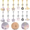 Gabe Moda Transfronteriza Europea y Americana Anillo para Ombligo de Acero Inoxidable Estrella Lazo Garra de Gato Joyería Accesorios para Piercings