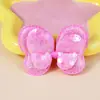 Moños de Lentejuelas Coloridos Semiacabados DIY Hechos a Mano Decorativos para Ropa, Zapatos, Accesorios para la Cabeza Accesorios Coloridos Dopamina