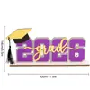 Bt363 Transfronterizo 3D 2026 Temporada de Graduación Decoración Navideña de Mesa Adorno Temporada de Graduación Regalo de Graduación