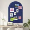 Tablero de Mensajes de Fieltro con Rayas Verticales Arqueadas Transfronterizo Material Aislante Acústico Tablero Absorbente de Sonido Tablero Aislante Acústico de Fibra de Poliéster Pegatina Decorativa para Pared