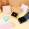 Caja para collar, disponible en stock, con imán para anillo de joyería, caja abatible con logotipo impreso, aretes, pulseras, colgantes, libros, caja para joyería