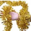 Cinta Navideña de 9 cm Decoración Festiva Guirnalda de Espumillón Fiesta Guirnalda Comercio Transfronterizo Artículos de Boda Cinta