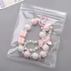Bolsa de Almacenamiento para Pendientes con Exhibidor Perforado, Se Puede Colgar para Almacenamiento en Casa, Collares, Pendientes, Aretes, Bolsa de Joyería Transparente Portátil