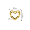 Acero Inoxidable 304 Anillo Conector de Anillo Continuo Forma de Corazón Estrella Anillo de Acabado DIY para Collar Pulsera Accesorios de Joyería Materiales