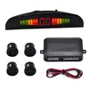 Radar de Reversa con Detección Precisa de Distancia, 4 Sensores en Forma de Media Luna, Zumbador, Pantalla LED, Juego Completo de Sensores Ultrasónicos Universales para Coches