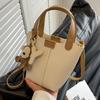 Moda Nueva 2022 Bolso de Mano Tipo Cesta de Verduras Todo Fósforo Bolso Cruzado Texturizado Bolso Pequeño para Mujer