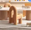 Escritório de Vendas Mesa e Cadeira Infantil Combinação Piso Elevado Shopping Center Área de Brincar Sala de Aula Educação Infantil Mesa de Artesanato Retangular