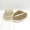 Sombrero de Mujer Nuevo de Encaje Trenzado de Paja Sombrero de Mujer Verano Ala Ancha Vacaciones en la Costa Protección Solar Sombrero para el Sol