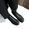 Botas delgadas de piel plena flor súper suaves, modelo otoño 2026, zapatos de mujer de alta calidad, botines de piel pura extremadamente cómodos, botas de tacón plano